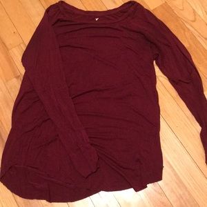 Maroon American Eagle long sleeve